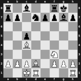 1963 Buenos Aires ch-ARG – Round 7 – Marcussi, Bartolome J – 1/2-1/2 – Schweber, Samuel – G44