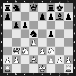 1963 Capablanca Memorial – Round 8 – Robatsch, Karl – 1/2-1/2 – Barcza, Gedeon – G73