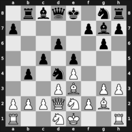 1963 Ch (Men) Budapest HUN – Round 1 – Tompa, Janos – 1/2-1/2 – Pogats, Jozsef Jr. – G5