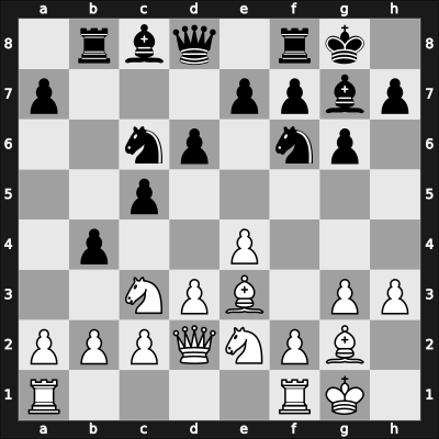 1963 Ch (Men) Budapest HUN – Round 1 – Tompa, Janos – 1/2-1/2 – Honfi, K. – G7