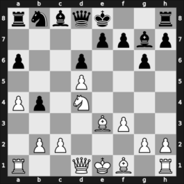 1963 Ch (Men) Budapest HUN – Round 1 – Pogats, Jozsef Jr. – 1/2-1/2 – Szabo, Ladislav – G8