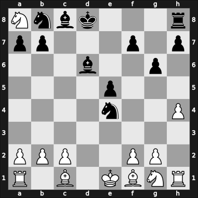 1963 Ch (Men) Budapest HUN – Round 1 – Tompa, Janos – 1-0 – Ozsvath, Andras – G12