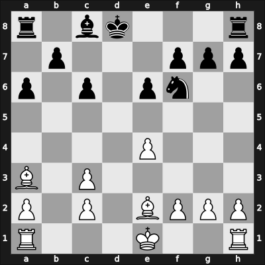 1963 Ch (Men) Budapest HUN – Round 1 – Szabo, Ladislav – 1-0 – Barczay, Laszlo – G13