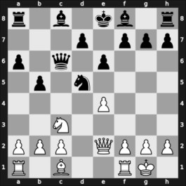 1963 Club Argentino – Round 10 – Rossetto, Hector – 1/2-1/2 – Garcia Rodriguez, Raimundo – G44