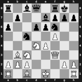1963 Club Argentino – Round 11 – Scanavino, Eduardo – 1/2-1/2 – Panno, Oscar – G49