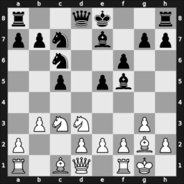 1963 Enschede zt – Round 1 – Filip, Marius Liviu – 1/2-1/2 – Darga, Klaus – G5