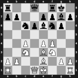 1963 Enschede zt – Round 1 – Pomar Salamanca, Arturo – 1/2-1/2 – Popov, Lazar – G11