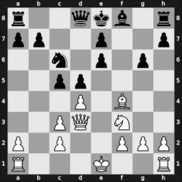 1963 Europe Team Ch qual – Round 1.11 – Dueckstein, Andreas – 1/2-1/2 – Schmid, Lothar – G3