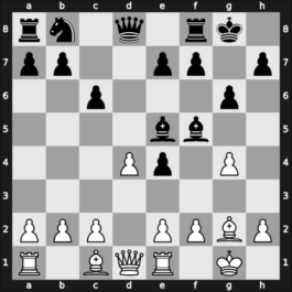 1963 FRG Ch 07th – Round 2 – Pfleger, Helmut, Dr. – 1/2-1/2 – Besser, Hans – G3