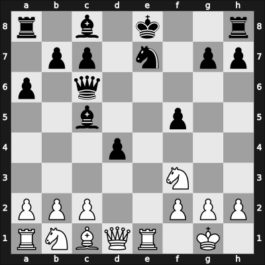 1963 FRG Ch 07th – Round 3 – Bialas, Wolfram – 1/2-1/2 – Clemens, Christian, Dr. – G5