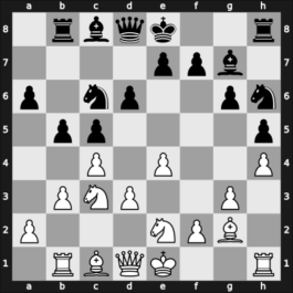 1963 FRG Ch Bad Pyrmont GER – Round 4 – Wolk, Sigmund – 1/2-1/2 – Besser, Hans – G7