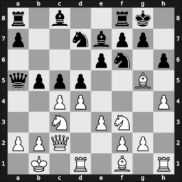 1963 FRG Ch Bad Pyrmont GER – Round 6 – Wolk, Sigmund – 1/2-1/2 – Pfleger, Helmut, Dr. – G10