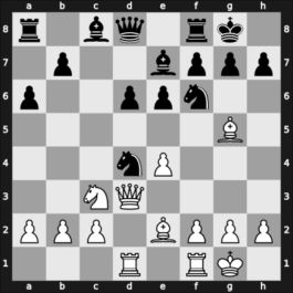 1963 FRG Ch Bad Pyrmont GER – Round 9 – Hecht, Hans-Joachim – 0-1 – Hinne, Jobst – G17