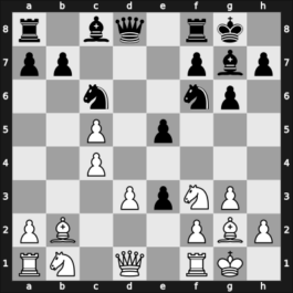 1963 FRG Ch Bad Pyrmont GER – Round 10 – Clemens, Christian, Dr. – 0-1 – Pfleger, Helmut, Dr. – G21