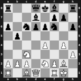 1963 GDR Ch Aschersleben GER – Round 4 – Liebert, Heinz – 1-0 – Maedler, Juergen, Dr. – G19