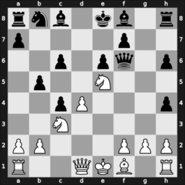 1963 GDR Ch Aschersleben GER – Round 5 – Moehring, Guenther – 0-1 – Muehlberg, Siegfried – G30
