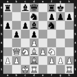 1963 GDR Ch Aschersleben GER – Round 15 – Muehlberg, Siegfried – 1/2-1/2 – Fuchs, Reinhart – G77