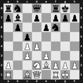 1963 Halle zt – Round 1 – Portisch, Lajos – 1-0 – Larsen, Benjamin Holsko – G10