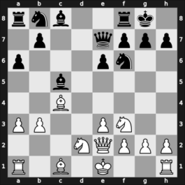1963 Halle zt – Round 1 – Uhlmann, Wolfgang – 1-0 – Robatsch, Karl – G43