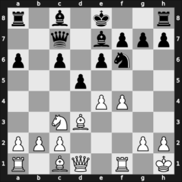 1963 Hastings6364 – Round 1 – Hindle, Owen M – 0-1 – Tal, Mikhail – G2