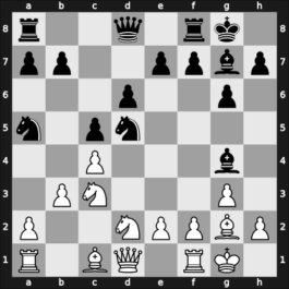 1963 Hastings6364 – Round 7 – Brinck-Claussen, Bjorn – 1/2-1/2 – Hindle, Owen M – G24