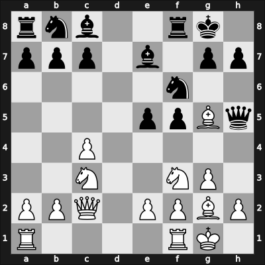 1963 Havanna PANAM – Round 3 – Foguelman, Alberto – 1/2-1/2 – Estrada Degrandi, Walter – G3