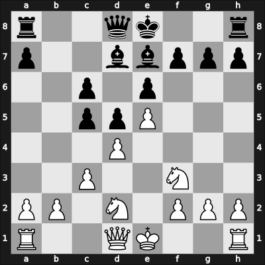 1963 Havanna PANAM – Round 9 – Estrada Degrandi, Walter – 1/2-1/2 – Cobo Arteaga, Eldis – G11