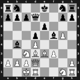 1963 Havanna PANAM – Round 10 – Jimenez Zerquera, Eleazar – 1/2-1/2 – Estrada Degrandi, Walter – G12