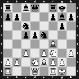 1963 Havanna PANAM – Round 10 – Letelier Martner, Rene – 1/2-1/2 – Cobo Arteaga, Eldis – G13