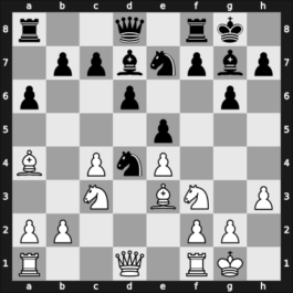 1963 Havanna PANAM – Round 11 – Foguelman, Alberto – 1/2-1/2 – Letelier Martner, Rene – G14