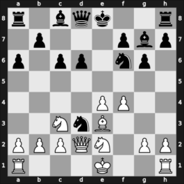1963 Hoogovens – Round 5 – Matanovic, Aleksandar – 1/2-1/2 – Robatsch, Karl – G48