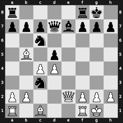 1963 Hoogovens – Round 6 – Van den Berg, Cees – 1/2-1/2 – Trifunovic, Petar – G54