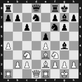 1963 Hoogovens – Round 7 – Averbakh, Yuri L – 1/2-1/2 – Pirc, Vasja – G58