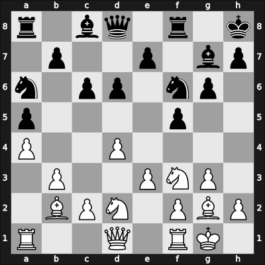 1963 Hoogovens – Round 9 – Milic, Bozidar – 0-1 – Bronstein, David I – G77