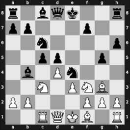 1963 Hoogovens – Round 13 – Averbakh, Yuri L – 1/2-1/2 – Van Scheltinga, Theo – G102