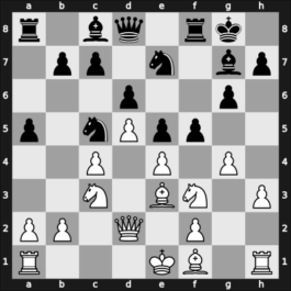 1963 Hoogovens – Round 14 – Van den Berg, Cees – 1/2-1/2 – Pirc, Vasja – G111