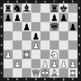 1963 Hoogovens – Round 16 – Trifunovic, Petar – 1/2-1/2 – Averbakh, Yuri L – G128