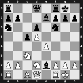 1963 Hoogovens – Round 17 – Langeweg, Kick – 1/2-1/2 – Trifunovic, Petar – G136