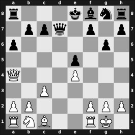 1963 Hoogovens-B – Round 2 – Mohrlok, Dieter – 1/2-1/2 – Sandor, Bela – G8