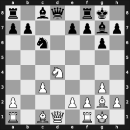 1963 Hoogovens-B – Round 8 – Sandor, Bela – 1/2-1/2 – Zuidema, Coen – G27