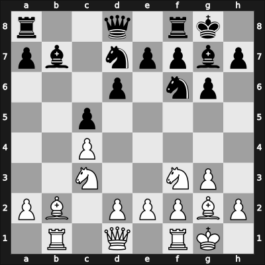1963 Hoogovens-C – Round 1 – Fazekas, Stephan – 1/2-1/2 – Andres Lange, Elke – G6