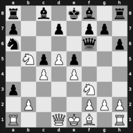 1963 Hoogovens-C – Round 8 – Saemisch, Friedrich – 1/2-1/2 – Fazekas, Stephan – G29