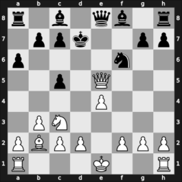 1963 IBM – Round 1 – De Rooi, Paul – 0-1 – Portisch, Lajos – G4