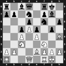 1963 IBM – Round 5 – Donner, Jan-Hein – 1/2-1/2 – Czerniak, Moshe – G18