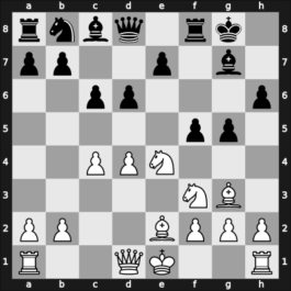 1963 IBM – Round 7 – Portisch, Lajos – 1/2-1/2 – Milic, Bozidar – G25