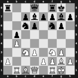 1963 IBM I – Round 9 – Portisch, Lajos – 1/2-1/2 – Donner, Jan-Hein – G10