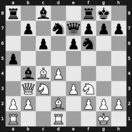 1963 Kiev Avantgard Ch – Round ? – Bakhmatov, Eduard – 1/2-1/2 – Sakharov, Yuri N – G7