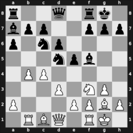 1963 Kiev Ch – Round 5 – Lazarev, Efim M. – 1-0 – Kurass, Iskir – G19