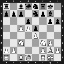 1963 LAT Ch – Round ? – Korelov, Alexander P – 1/2-1/2 – Kalnins, Aleksandrs Alans – G14