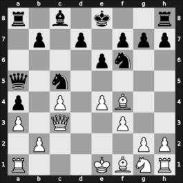 1963 Leipzig Open 6364 2nd – Round 5 – Starck, Bodo – 1/2-1/2 – Bruemmer, Ullrich – G28